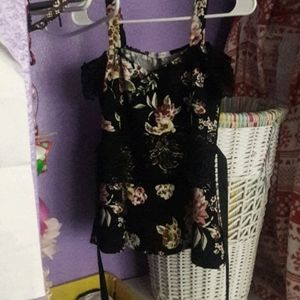 A pretty floral dress like shirt